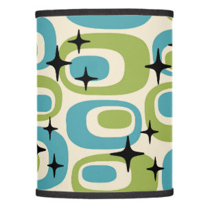 Mid Century Modern Atomic Pattern Lamp Shade