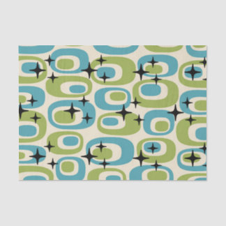 Mid Century Modern Atomic Pattern Tissue Paper