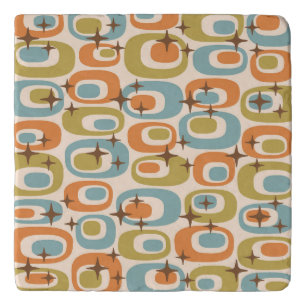 Mid Century Modern Atomic Pattern Trivet