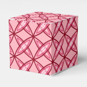 Mid Century Modern Atomic Print - Ballet Pink Favor Boxes