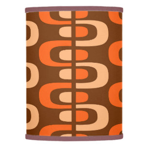 Mid-Century Modern Atomic Zipper Pattern Lamp Shade