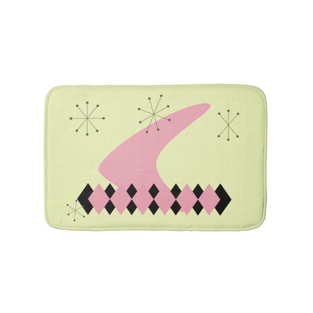 Mid Century Modern Bathroom Mat (Front)