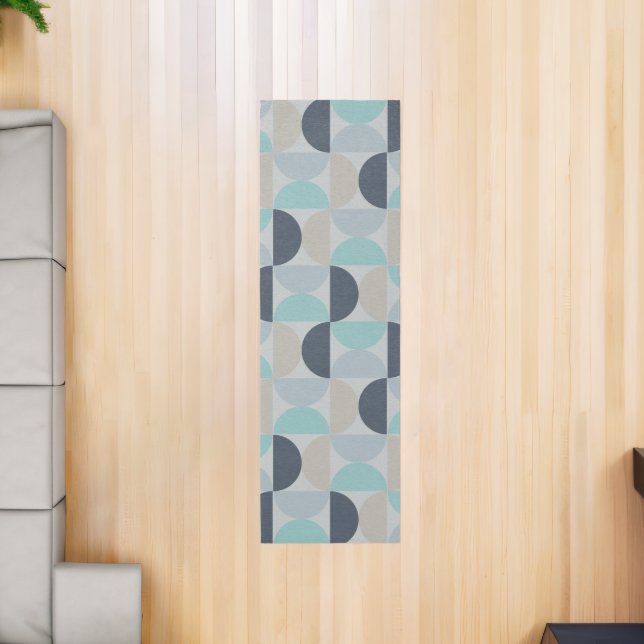 Mid-Century Modern blue green and grey  Runner (Insitu (Indoor 2))