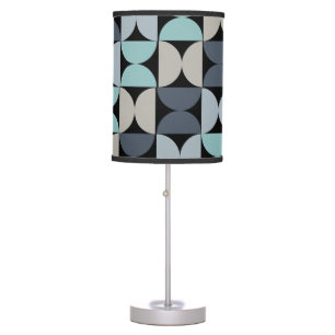 Mid-Century Modern blue green and grey   Table Lamp