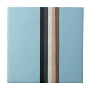 Mid-century modern boho ceramic tile