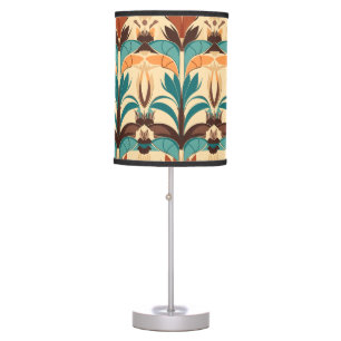 Mid-Century Modern Boho Table Lamp