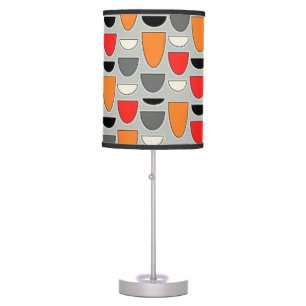 Mid Century Modern Bowls (Gray) Table Lamp