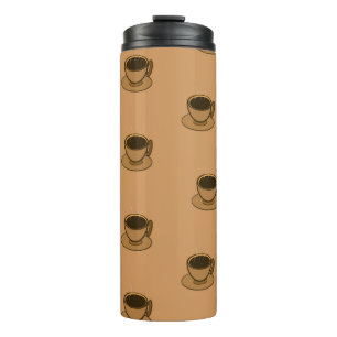 Mid Century Modern Brown Cozy Coffee Cup
