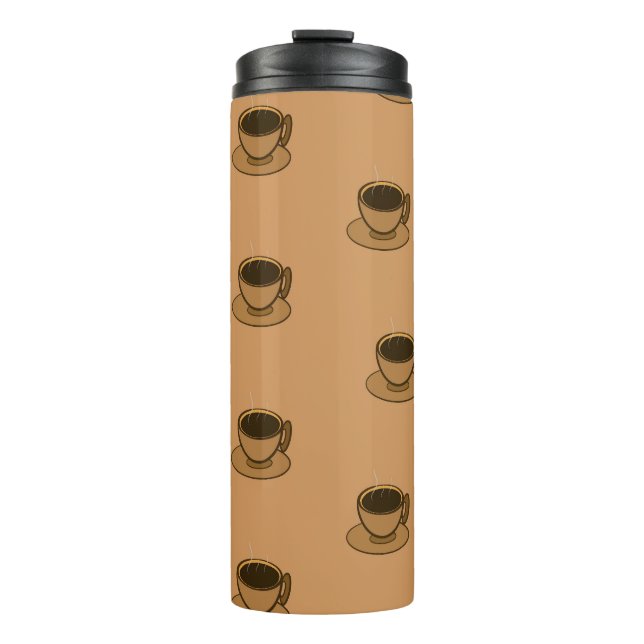 Mid Century Modern Brown Cozy Coffee Cup (Front)