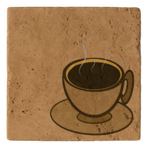 Mid Century Modern Brown Cozy Coffee Cup Trivet