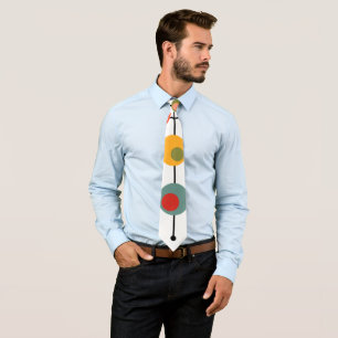 Mid-Century Modern Bubbles Neck Tie