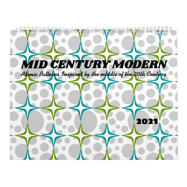 Mid Century Modern Calendar (Cover)