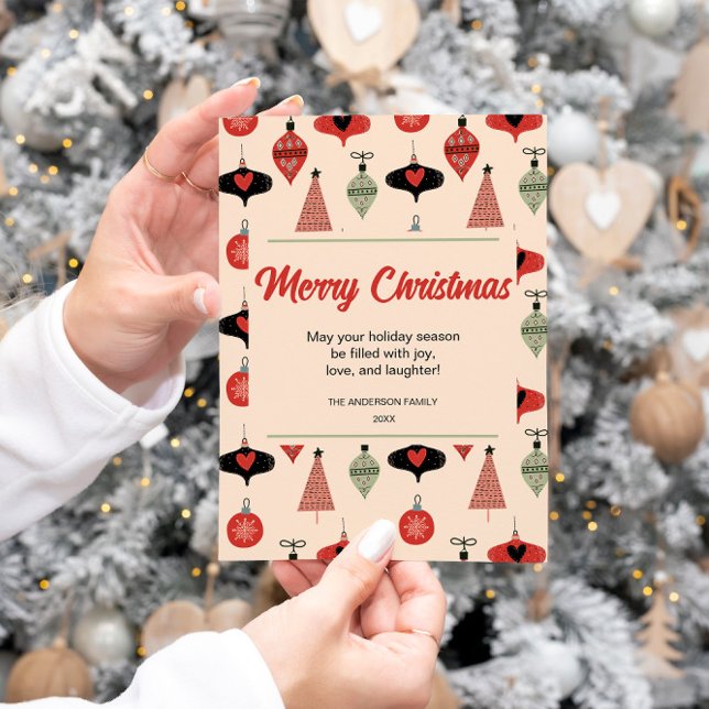 Mid Century Modern Christmas Holiday Card (Creator Uploaded)