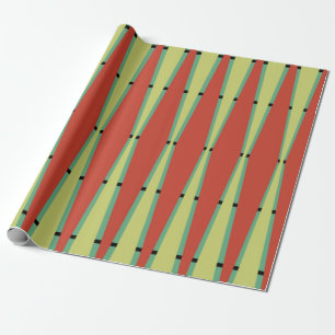 Mid-Century Modern Christmas Wrapping Paper
