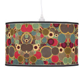 Mid-century Modern Circle Pattern Lamp Shade (Left)