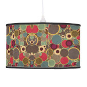 Mid-century Modern Circle Pattern Lamp Shade (Back)