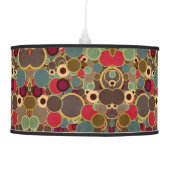 Mid-century Modern Circle Pattern Lamp Shade (Front)