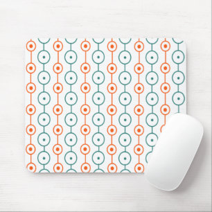 Mid-Century Modern Circle Strings  Mouse Pad