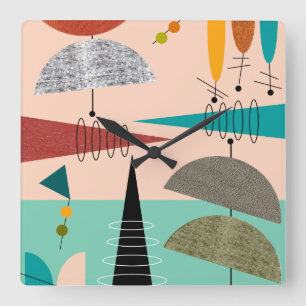 Mid-Century Modern Clock