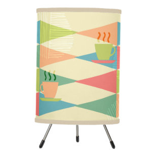 Mid Century Modern Coffee Tripod Lamp