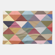Mid Century Modern Colorful Triangles