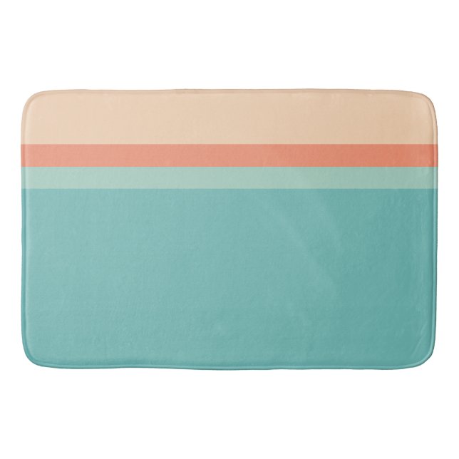Mid Century Modern Colors Bath Mat (Front)