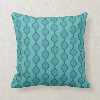 Mid-Century Modern Colors & Patterns #13 Throw Pillow