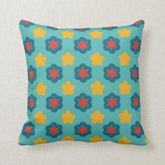 Mid-Century Modern Colors & Patterns #4 Throw Pillow