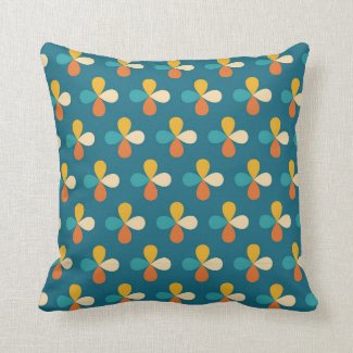 Mid-Century Modern Colors & Patterns #5 Throw Pillow