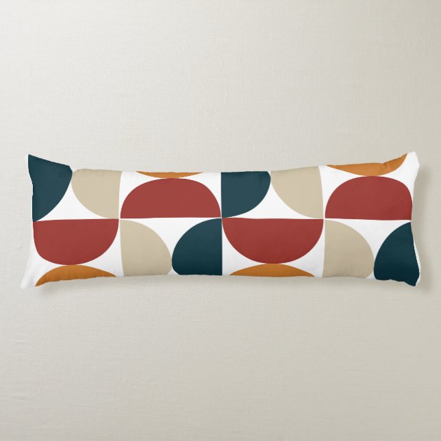 Mid-Century Modern Copper Firefly   Body Pillow (Front)