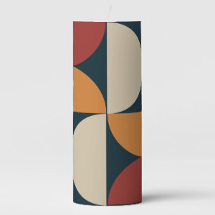 Mid-Century Modern Copper Firefly   Pillar Candle