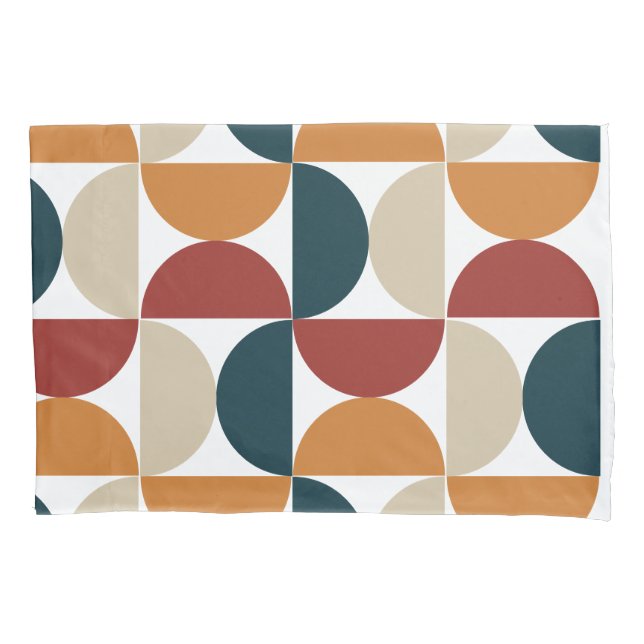 Mid-Century Modern Copper Firefly     Pillow Case (Front)