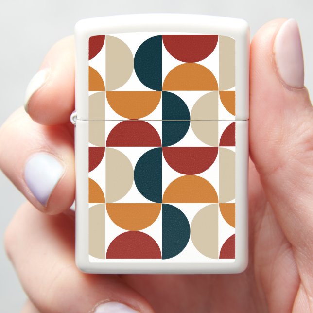 Mid-Century Modern Copper Firefly    Zippo Lighter (In Hand)