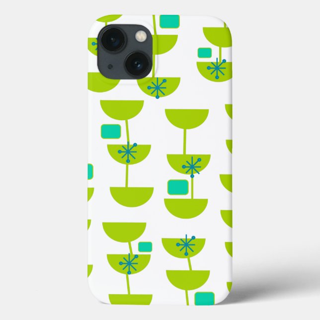 Mid-Century Modern Cups  Case-Mate iPhone Case (Back)
