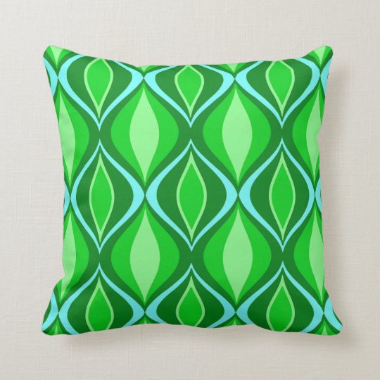 emerald green throw pillow