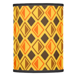 Mid Century Modern Diamonds Multicolored Lamp Shade