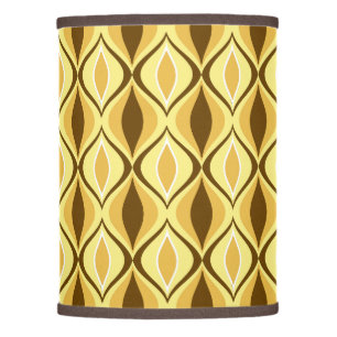 Mid-Century Modern Diamonds, Mustard Gold Lamp Shade