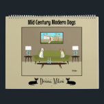 Mid Century Modern Dogs Calendar<br><div class="desc">All of these dogs are lucky to live in mid century modern homes. They get to enjoy vintage egg chairs, ball chairs, Henry Glass chairs, and mid century sofas. They get to enjoy the mid century modern accessories too, like the George Nelson wall clocks, pole lamps, bubble lamps, gravel art,...</div>