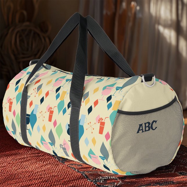 Mid Century Modern Drinks Duffle Bag (Creator Uploaded)