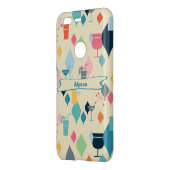 Mid Century Modern Drinks Uncommon Google Pixel Case (Back/Left)