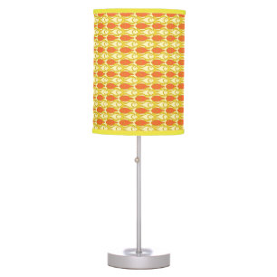Mid-Century Modern fish, yellow and orange Table Lamp