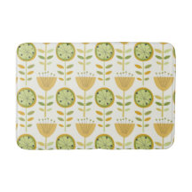 Mid-Century Modern Floral Gold