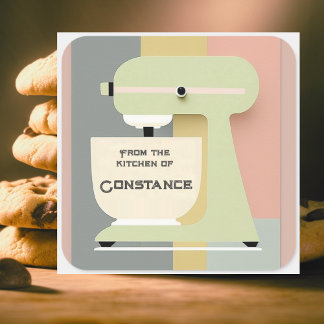 Mid-century modern From the Kitchen of Stickers