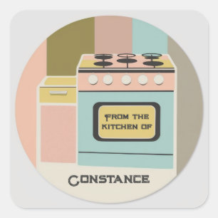 Mid-century modern From the Kitchen of Stickers