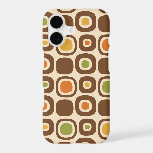 Mid Century Modern Garden Path Pattern iPhone 17 Case