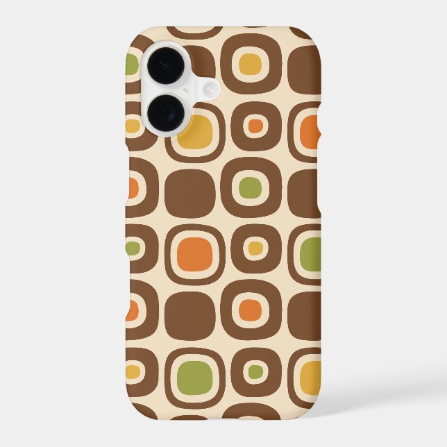 Mid Century Modern Garden Path Pattern Case-Mate iPhone Case (Back)