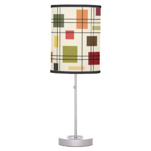 Mid Century Modern Geometric 1 Table Lamp