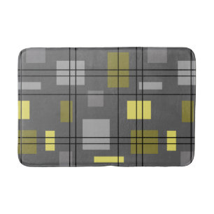 Mid Century Modern Geometric 4 Bath Mat