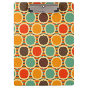 Mid Century Modern geometric 5 Clipboard