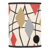 Mid Century Modern Geometric Abstract Lamp Shade (Back)